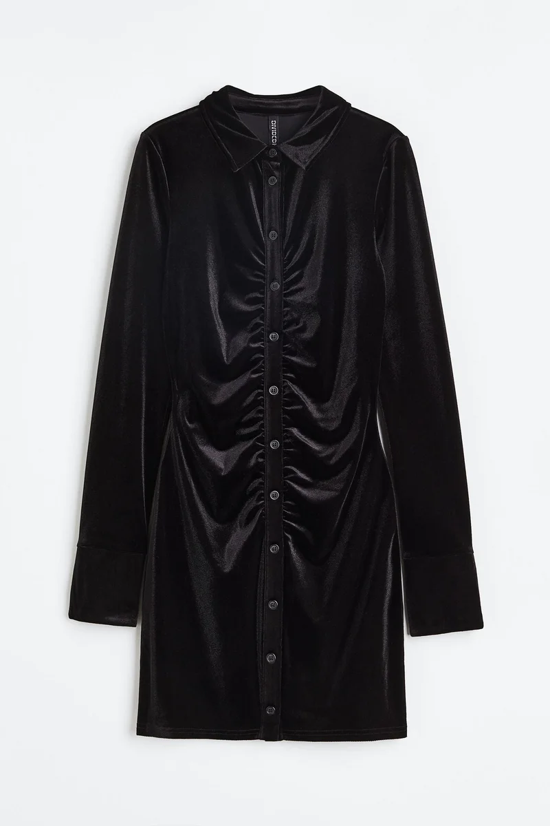 H&M Draped shirt dress
